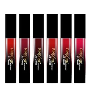 Pink Line Crystal & Bright Lip Gloss Combo (Pack of 6)