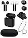 Ultimate AirPod Accessory Pack - AirPod Skins, Charging Case, Straps, Bander, Eartips and Hardshell Case (Matte Black)