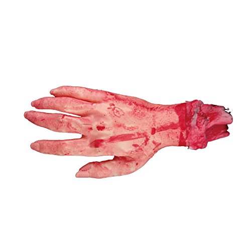 Wensltd Halloween Horror Props Bloody Hand Haunted House Party Decoration