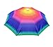 Crazy Cart Umbrella hat Protect Your Head for Fishing Beach Golf Party for Adults (Colorful)