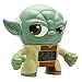 BulbBotz Star Wars 2020206 Yoda Kids Light up Alarm Clock | Green/Brown | Plastic | 3.5 inches Tall | LCD Display | boy Girl | Official