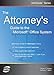The Attorney's Guide To The Microsoft Office System (VertiGuide) by 
