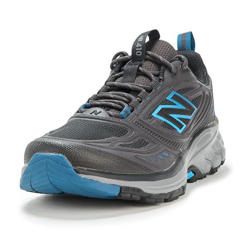 New Balance Men's Fresh Foam 410v9 Trail Running Shoe, Black/Altitude, 9