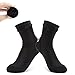 Beach Socks Wear in Sand Playing Volleyball & Soccer or as Booties for Snorkeling, Diving & Watersports（Kids Women and Men） ST01,Black,L
