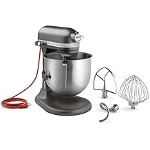 KitchenAid KSM8990WH 8-Quart Commercial Countertop Mixer, 10-Speed, Gear-Driven, White