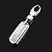 YIJINSHENG Chrome Silver TPU Car Key Fob Cover Case For 2 3 5 6 8 CX3 CX5 CX7 CX9 MX5 Smart Remote Key Protective Shell With Key Chain (silver)