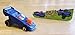 Snap Rides Team Hot Wheels Blue Racer Custom Car Set - Build Create & Race