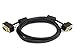 Monoprice Ultra Slim SVGA Monitor Cable - Male to Male, With Ferrites, Gold Plated Connector 30/32AWG, 6 Feet, Black