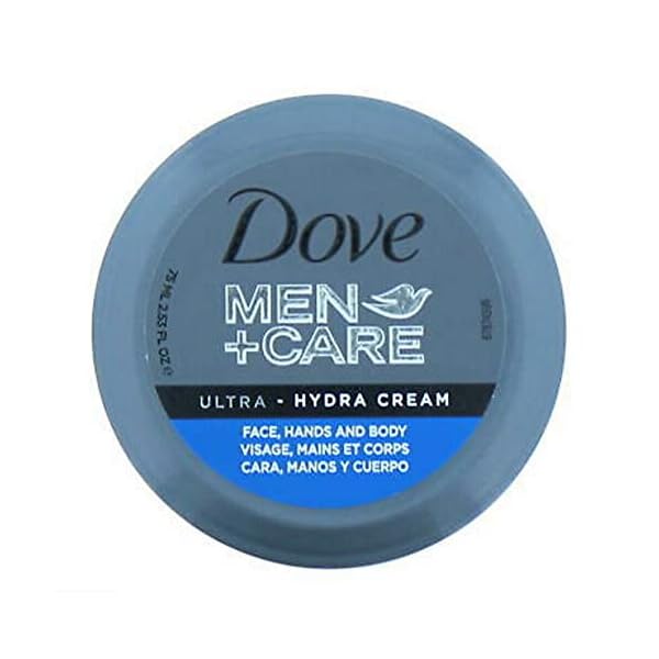 Dove Men Care Ultra Care Hydra Cream Face, Hand And Body, 75 ml (Pack of 1), Various