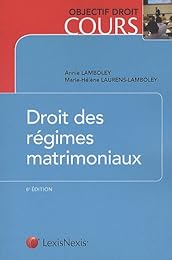 Droit des régimes matrimoniaux