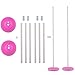 WCIC Balloon Column Base for Party, 2 Sets 150cm/59 Balloon Stand Wedding Decorations Promation Event Festival Party Supplies Indoor/Outdoor
