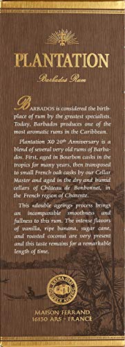 Plantation Barbados Extra Old “XO” Rum 20th Anniversary Edition (1 x 0.7 l)(Zwei Varianten von Geschenkboxen) – Bild 5