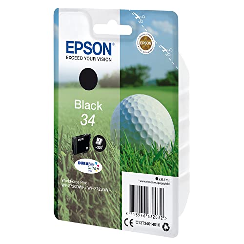 Epson Singlepack Schwarz 34