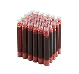 Hongdian Fountain Pen Red Ink Cartridges, Set of 30