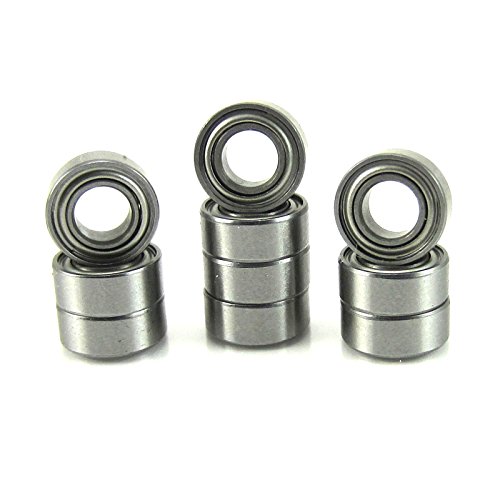 5/32x5/16x1/8" Precision Ball Bearings (10) ABEC 3 Metal Shields