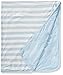 KicKee Pants Baby Essentials Print Stroller Balnket, Pond Stripe, One Size