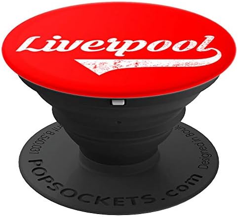 Liverpool Style Retro Vintage Theme Gift PopSockets Grip and Stand for Phones and Tablets