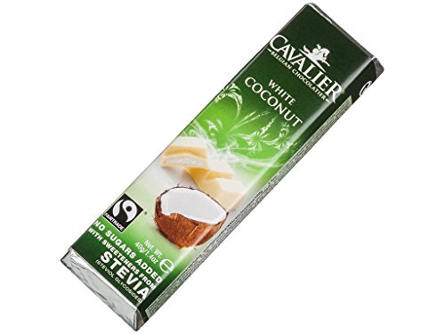 Cavalier Stevia White Coconut Schokoladenriegel 40 g – Bild 5