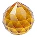 40mm Vintage Crystal Yellow Feng Shui Ball