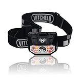 Brightest & Best Waterproof Red Led Headlamp Flashlight for Hunting Running Camping Fishing Reading - Lightweight Headlights with Long Battery Life Included Adjustable Beam Easy to Use