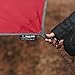 Wise Owl Outfitters Rain Tarp - 11 x 9 ft Lightweight & Waterproof Hammock Tarp w/ Easy Setup - Backpacking, Hiking, and Camping Essentials, Crimson Red