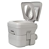 XIMENG Portable Toilet for Camping Traveling Outdoor Recreational Activities Portable Potty for RV Camper Van Trailer Motorhome Truck 5.2 Gallon