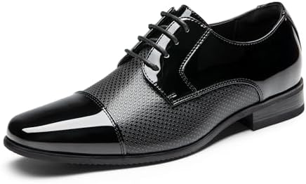 Amazon.com | Carlos Santana Carlos Tux Cap-Toe Black 7 D (M)
