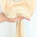 Double Weft 100% Remy Human Hair Extensions Clip in #60 Platinum Blonde 10''-22'' Grade 7A Quality Full Head Thick Thickened Short Straight 8pcs 18clips for Women Beauty 10