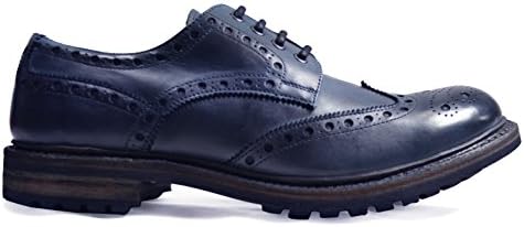 Paul Malone Dress Shoes Antique Blue 100% Leather