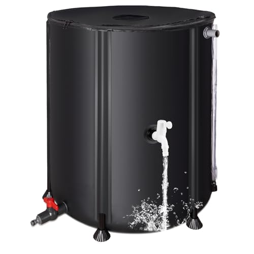 Collapsible Rain Barrel Water Collection System
