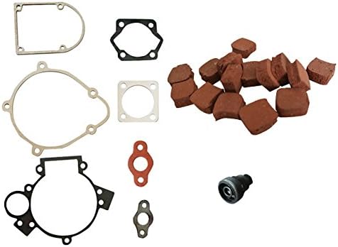 Supermotorparts 15xSquare Clutch Pads&amp;Gasket Kit&amp;Clutch Puller For 49cc 66cc 80cc Motorized Bike