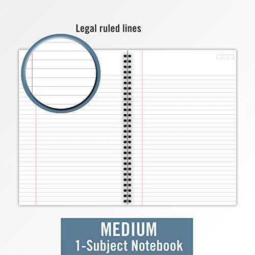 Mead Cambridge Business Notebook, Wirebound, Legal Ruled Paper, 80 Sheets, 6-5/8" x 9-1/2" (06672) - Thumbnail 3