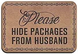 Darren Wesley Please Hide Packages From Husband Super absorbent Cushion, Carpet Door Mat, Doormat, 23.6 x15.7/ 40x 60
