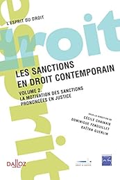 Les  sanctions en droit contemporain