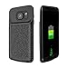 Galaxy S7 Battery Case, SDQeal [4700 mAh] Portable External Rechargeable Backup Charger Protective Cover Pack Power Bank for Samsung Galaxy S7 (Black)
