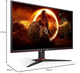 AOC Gaming 27G2ZNE 27 inch Full HD 240Hz 1ms FreeSync Monitor HDMI DisplayPort view 10