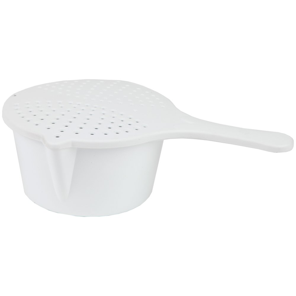 Photo 1 of Home-X Microwave Cooking Pot with Strainer Lid - Microwave Steamer for Vegetables with Perforated Lid and Pouring Spout - Convenient, BPA-free Microwave Cookware for Macaroni and Vegetables