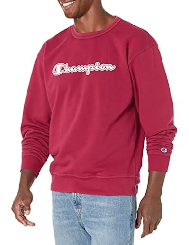 Champion Men's Midweight Crew Sweatshirt, Fleece Crewneck Sweatshirt for  Men, Our Best Comfortable Sweatshirts for Men in Oman Whizz Active