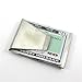 1 X Stainless Steel Double Side Money Cash Credit Bank Card Holder Wallet Grip Clip by JASSINS