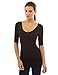 PattyBoutik Women's V Neck Short Sleeve Tunic Top