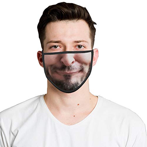 Face Coverings Protective Face Block Reusable Washable Cotton Fabric Summer thin cotton Funny printed cotton