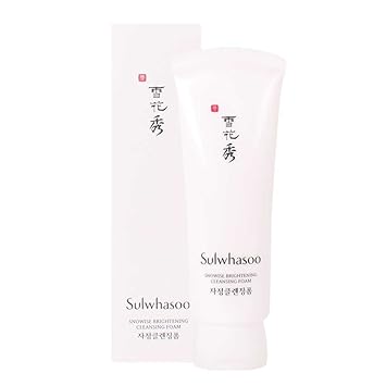 sulwhasoo snowise brightening cleansing foam