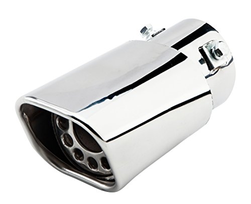 Oda 63mm Inlet Dia Exhaust Tips Stainless Steel Car Exhaust Muffler Modified Tailpipe A143 Oblique Mouth Oval