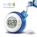 Eco Friendly Gifts Water Powered Clocks Kids Desk Clock Bedside Night Time Clock Non Ticking for Home Office School Bedroom Gift Décor