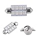 LEDKINGDOMUS 20 Pcs 42mm 8SMD Festoon LED Interior Map Dome Lights Bulbs 211-2 578, Color Red