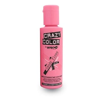 Crazy Color Semi Permanent Hair Colour, Candy Floss 65, 10 g