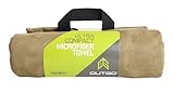 Outgo Ultra-Compact Microfiber Towel, Mocha, Extra Large
