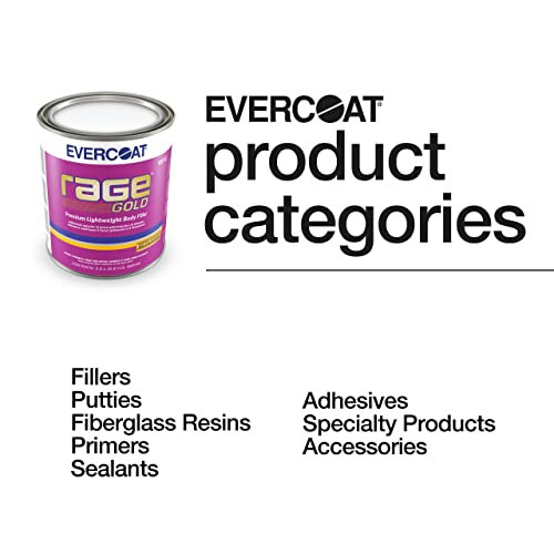 Evercoat Rage Gold Body Filler for Fiberglass, Aluminum & More Stain