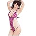 Toraway Underwear, Women Babydoll Lingerie Lace Dress (Purple)