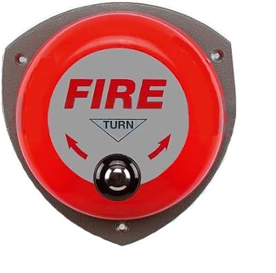 FireProtectionShop Rotary Fire Alarm Bell - Loud Warning Sound